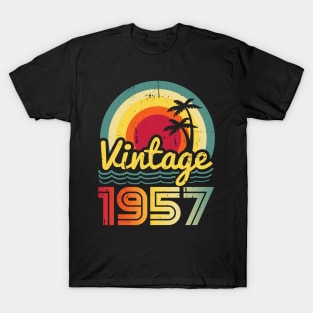 Vintage 1957 Made in 1957 66th birthday 66 years old Gift T-Shirt